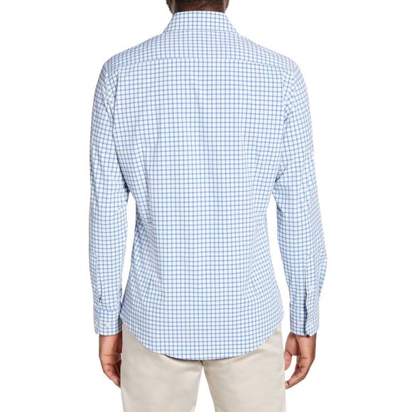 Mizzen+Main Lightweight Leeward Trim Fit Check Performance Shirt M NWT - Picture 3 of 7